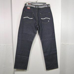 ENYCE JEANS 38X34 RIGID DENIM STRAIGHT FIT